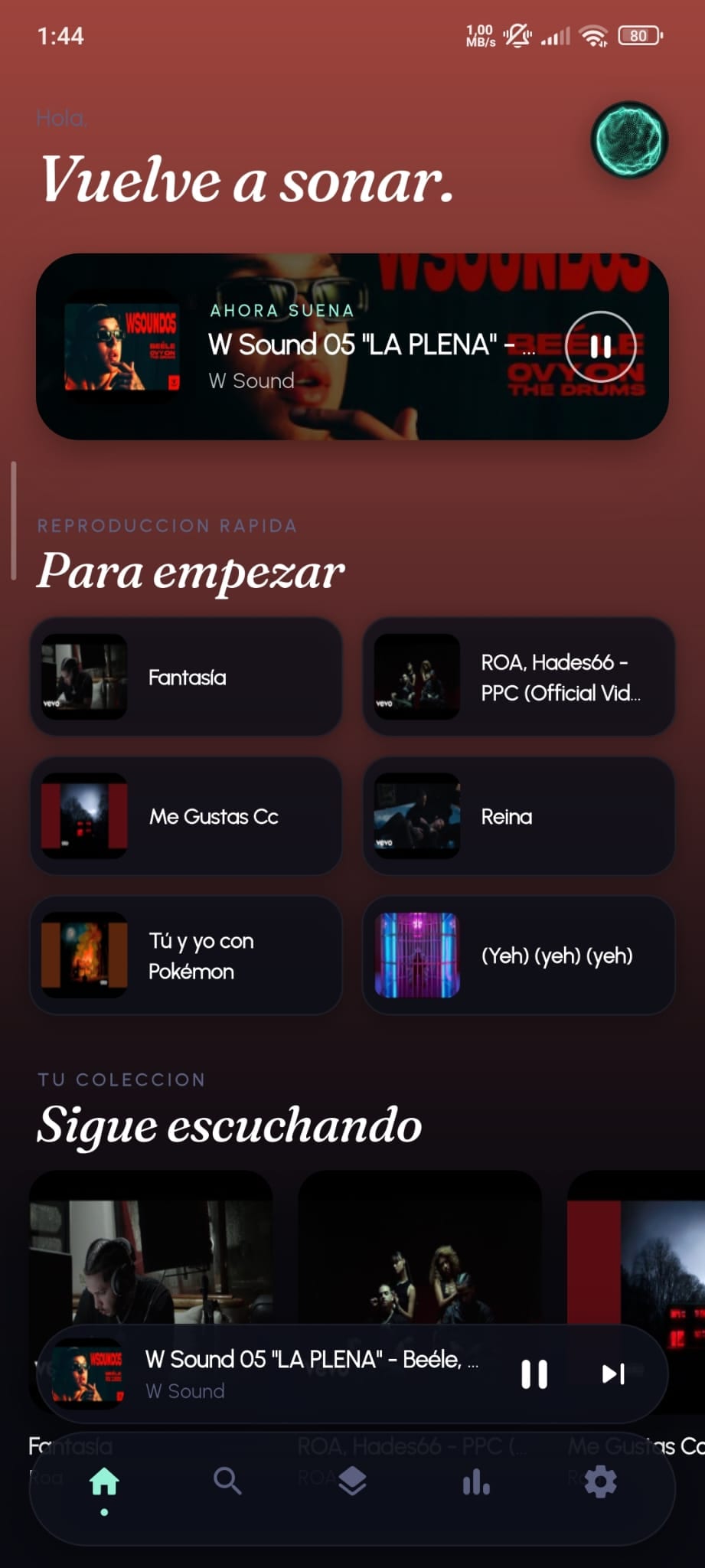 Maestro Music — La Plena de W Sound, ambient rojo